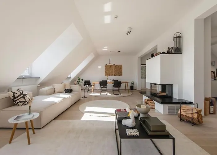 Appartement Hemingway Penthouse With Fireplace/chimney Munich